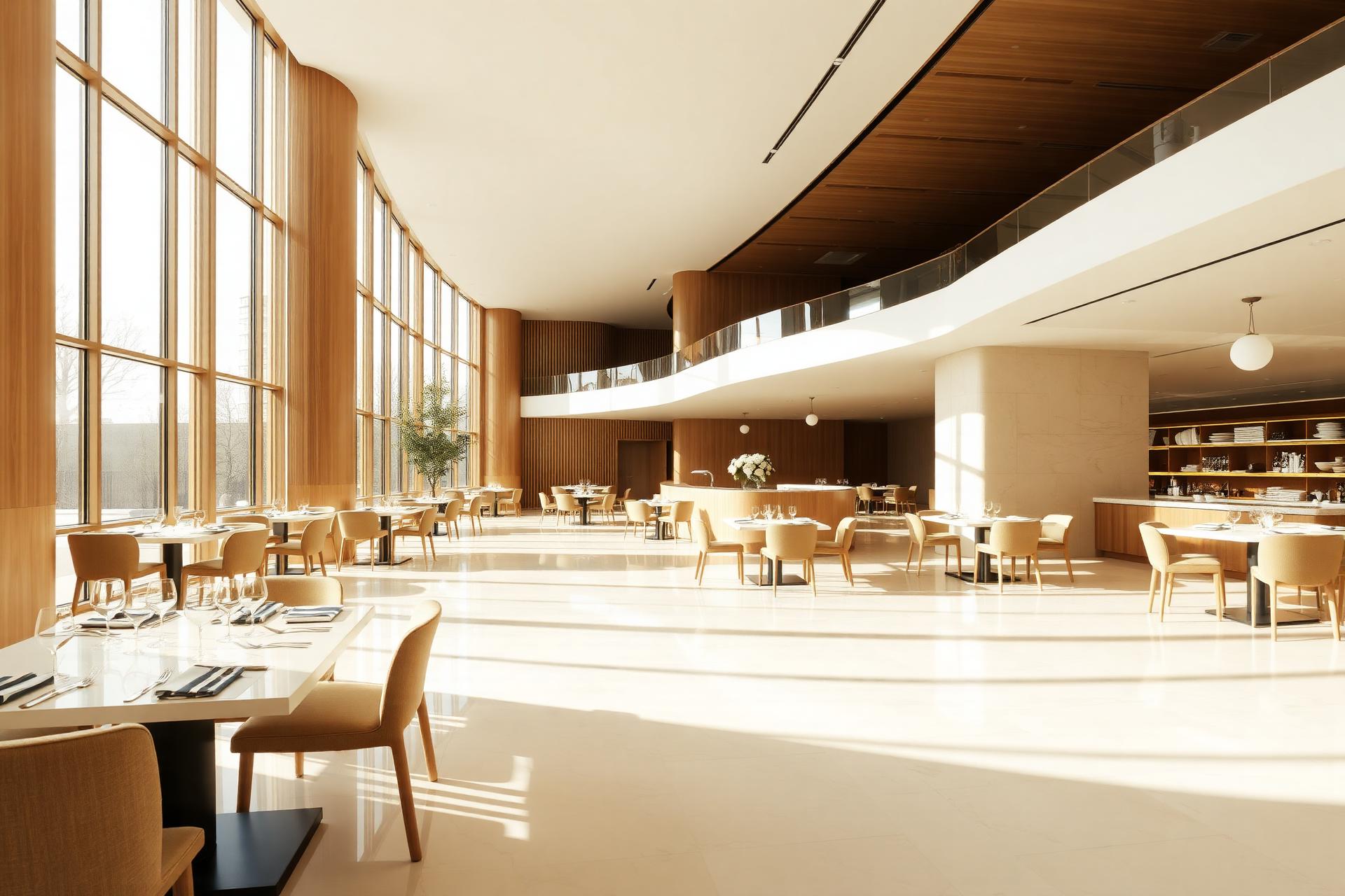 Modern restaurant interior
